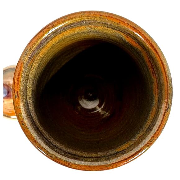 Kurt Glover Pottery 8" Sandia Unique Wine Goblets-Set of 2 - Picture 9 of 9